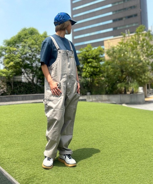 GREEN BOWL（グリーンボウル）の「グリーンボウル【GREEN BOWL】Canvas Gardening Overaall（サロペット/オーバーオール・レディース・ブルー系/グレー/マスタード/ブラック/アイボリー/オリーブ・FREE）」の3枚目の写真