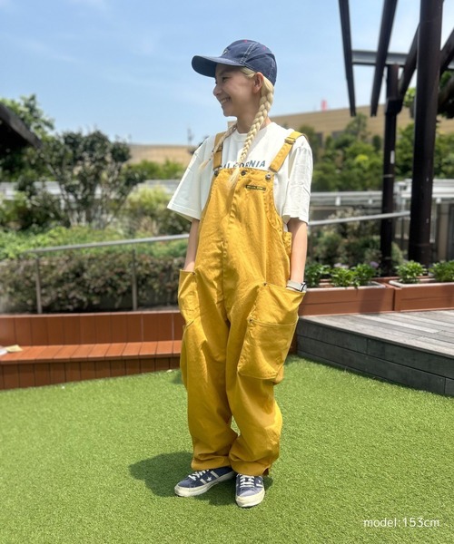 GREEN BOWL（グリーンボウル）の「グリーンボウル【GREEN BOWL】Canvas Gardening Overaall（サロペット/オーバーオール・レディース・ブルー系/グレー/マスタード/ブラック/アイボリー/オリーブ・FREE）」の6枚目の写真