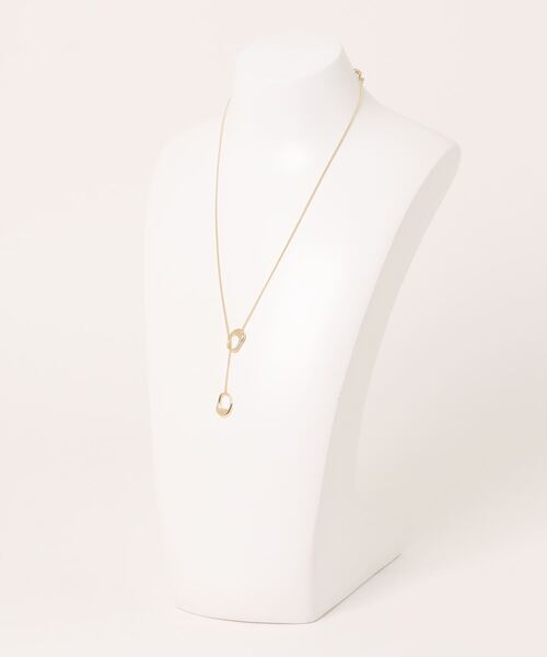 mysty woman（ミスティウーマン）の「スライドネックレス　131900（ネックレス・レディース・ベージュ/ライトグレー・FREE）」の12枚目の写真