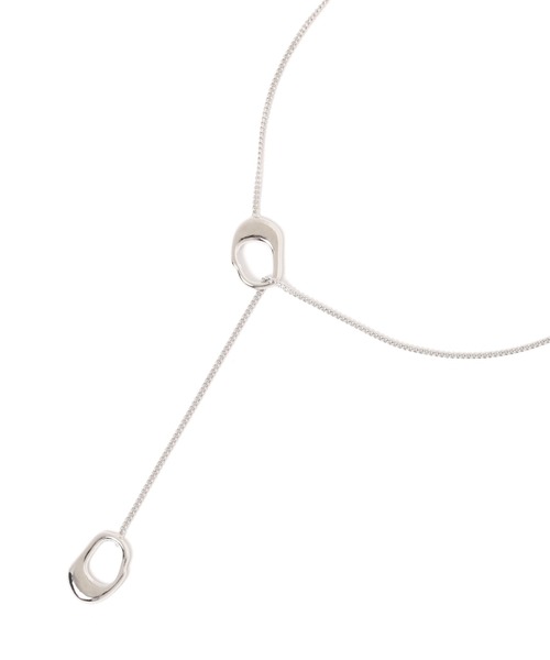 mysty woman（ミスティウーマン）の「スライドネックレス　131900（ネックレス・レディース・ベージュ/ライトグレー・FREE）」の8枚目の写真