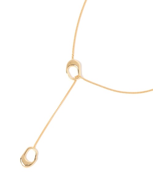 mysty woman（ミスティウーマン）の「スライドネックレス　131900（ネックレス・レディース・ベージュ/ライトグレー・FREE）」の7枚目の写真