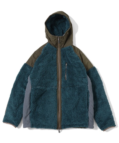 KRIFF MAYER（クリフメイヤー）の「シャギーボアフードジャケット（その他アウター・メンズ・グレー/ナチュラル/ベージュ/チャコール/カラフル/ダークブルー/カーキ・MEDIUM/X-LARGE/LARGE）」の6枚目の写真