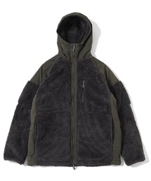 シャギーボアフードジャケット