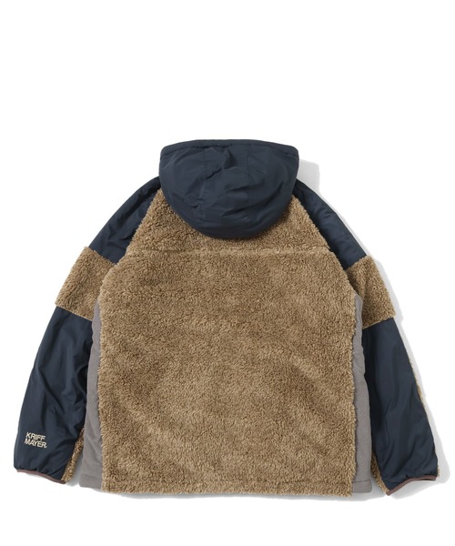 KRIFF MAYER（クリフメイヤー）の「シャギーボアフードジャケット（その他アウター・メンズ・グレー/ナチュラル/ベージュ/チャコール/カラフル/ダークブルー/カーキ・MEDIUM/X-LARGE/LARGE）」の16枚目の写真