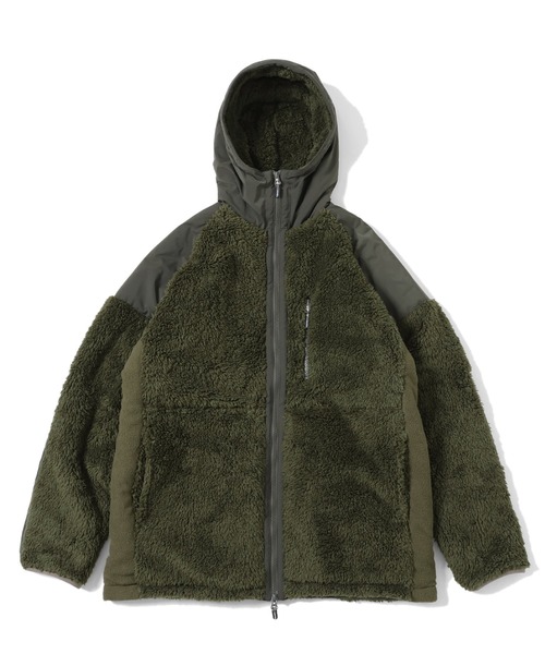 KRIFF MAYER（クリフメイヤー）の「シャギーボアフードジャケット（その他アウター・メンズ・グレー/ナチュラル/ベージュ/チャコール/カラフル/ダークブルー/カーキ・MEDIUM/X-LARGE/LARGE）」の10枚目の写真