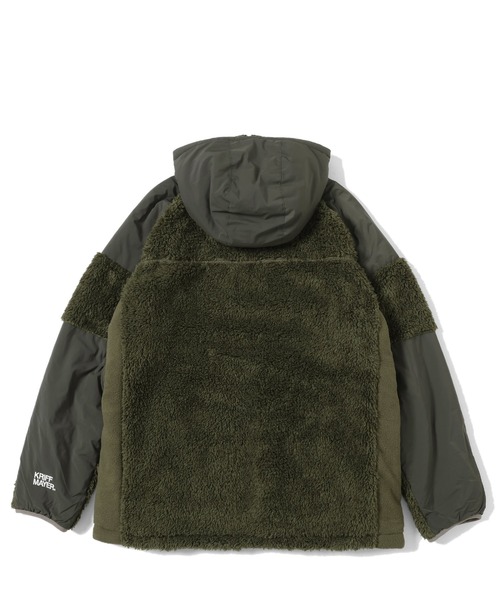 KRIFF MAYER（クリフメイヤー）の「シャギーボアフードジャケット（その他アウター・メンズ・グレー/ナチュラル/ベージュ/チャコール/カラフル/ダークブルー/カーキ・MEDIUM/X-LARGE/LARGE）」の11枚目の写真