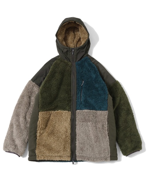 KRIFF MAYER（クリフメイヤー）の「シャギーボアフードジャケット（その他アウター・メンズ・グレー/ナチュラル/ベージュ/チャコール/カラフル/ダークブルー/カーキ・MEDIUM/X-LARGE/LARGE）」の12枚目の写真