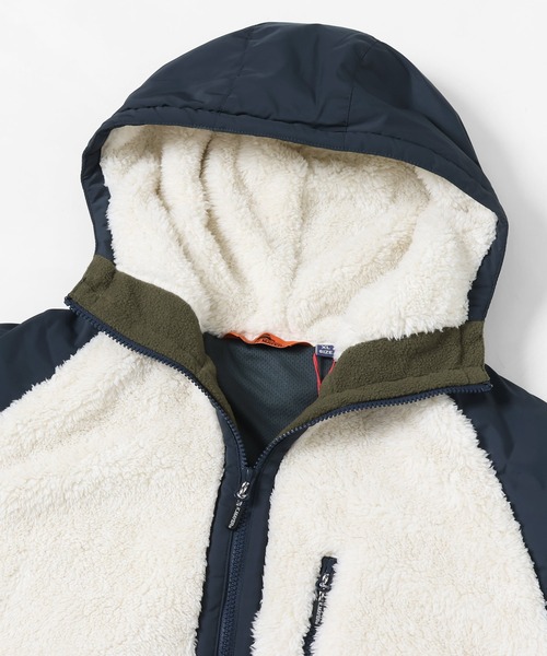 KRIFF MAYER（クリフメイヤー）の「シャギーボアフードジャケット（その他アウター・メンズ・グレー/ナチュラル/ベージュ/チャコール/カラフル/ダークブルー/カーキ・MEDIUM/X-LARGE/LARGE）」の20枚目の写真