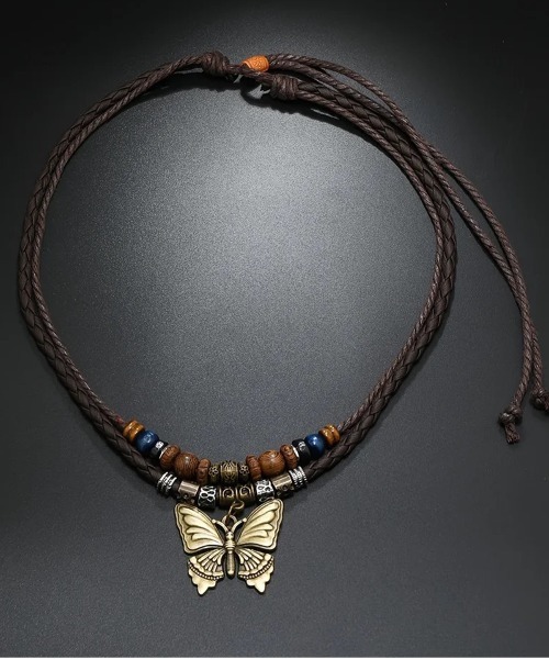 Port（ポート）の「【 Port / ポート 】 ボヘミアン モチーフ ネックレス / バタフライ / リーフ / ストーン風（ネックレス・レディース・B/C/A/D・FREE）」の6枚目の写真