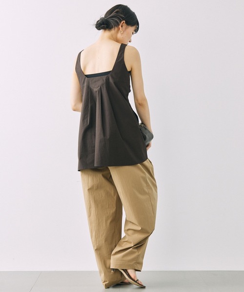 BABYLONE（バビロン）の「ミニサックチュニック（チュニック・レディース・ブラック/ダークブラウン・フリー）」の14枚目の写真