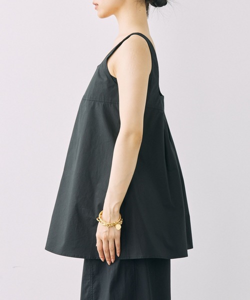 BABYLONE（バビロン）の「ミニサックチュニック（チュニック・レディース・ブラック/ダークブラウン・フリー）」の16枚目の写真