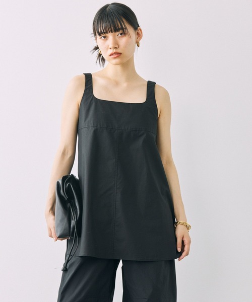 BABYLONE（バビロン）の「ミニサックチュニック（チュニック・レディース・ブラック/ダークブラウン・フリー）」の3枚目の写真