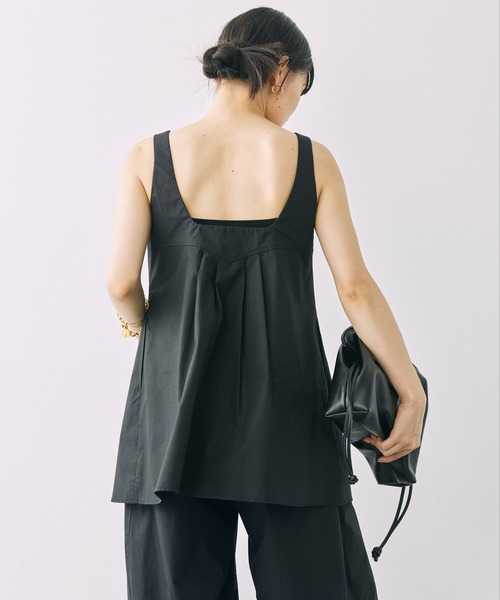 BABYLONE（バビロン）の「ミニサックチュニック（チュニック・レディース・ブラック/ダークブラウン・フリー）」の5枚目の写真