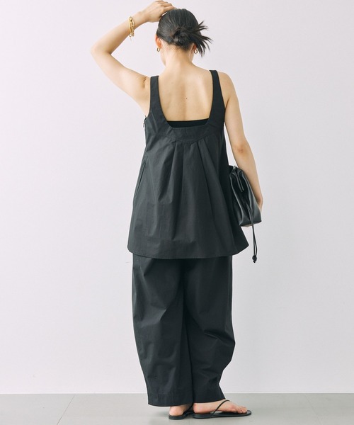 BABYLONE（バビロン）の「ミニサックチュニック（チュニック・レディース・ブラック/ダークブラウン・フリー）」の8枚目の写真