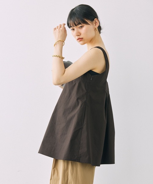 BABYLONE（バビロン）の「ミニサックチュニック（チュニック・レディース・ブラック/ダークブラウン・フリー）」の10枚目の写真