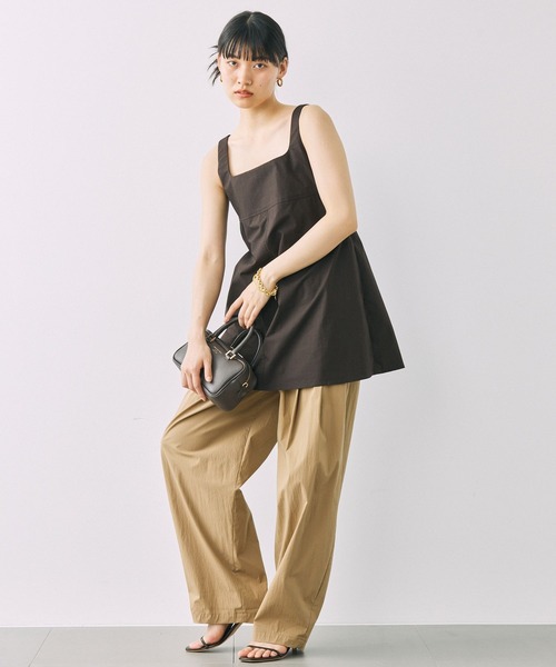 BABYLONE（バビロン）の「ミニサックチュニック（チュニック・レディース・ブラック/ダークブラウン・フリー）」の12枚目の写真