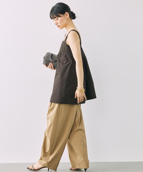 BABYLONE（バビロン）の「ミニサックチュニック（チュニック・レディース・ブラック/ダークブラウン・フリー）」の13枚目の写真