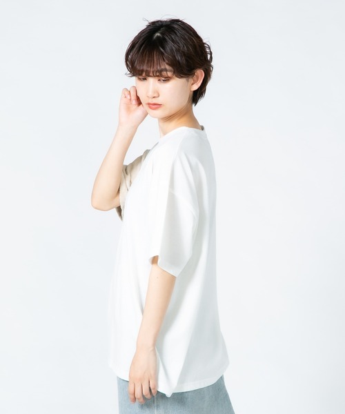 JEANS MATE（ジーンズメイト）の「【LIVERY/ライブリー】　猫 パンダ コアラ 半袖Tシャツ　アニマルシリーズ（Tシャツ/カットソー・レディース・ブラック/ミント/オフホワイト・FREE）」の5枚目の写真