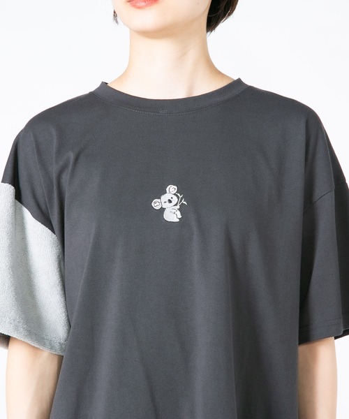 JEANS MATE（ジーンズメイト）の「【LIVERY/ライブリー】　猫 パンダ コアラ 半袖Tシャツ　アニマルシリーズ（Tシャツ/カットソー・レディース・ブラック/ミント/オフホワイト・FREE）」の14枚目の写真