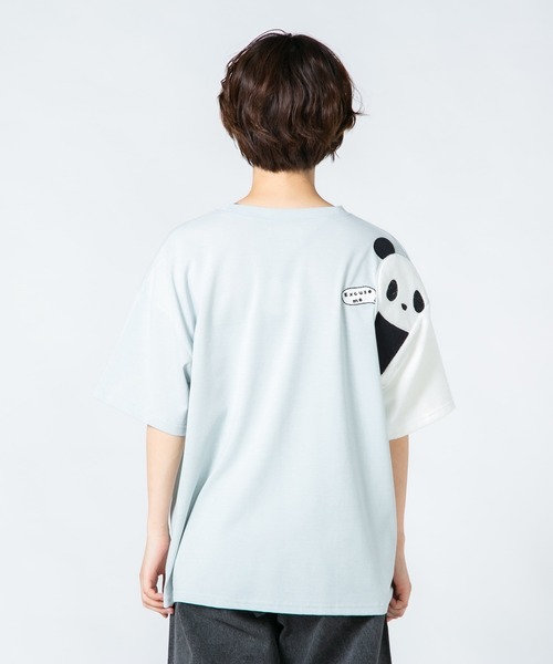 JEANS MATE（ジーンズメイト）の「【LIVERY/ライブリー】　猫 パンダ コアラ 半袖Tシャツ　アニマルシリーズ（Tシャツ/カットソー・レディース・ブラック/ミント/オフホワイト・FREE）」の20枚目の写真