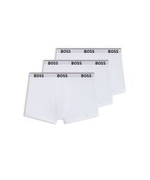 BOSS（ボス）の「3パック ストレッチコットン ロゴウエストバンド ボクサーパンツ（ボクサーパンツ）」