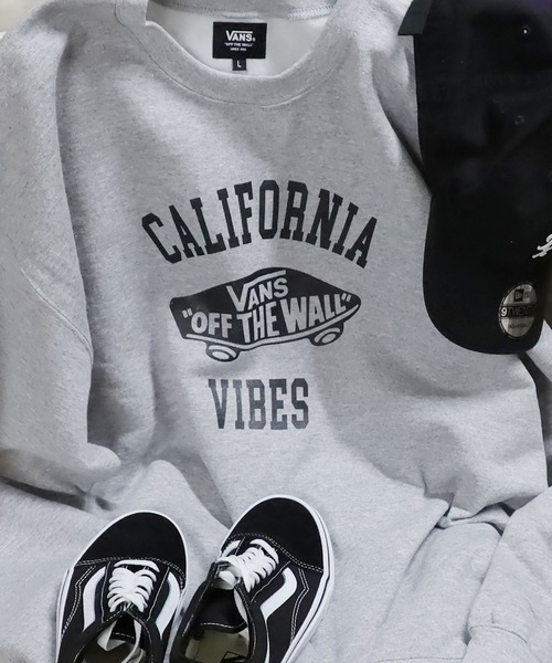 VANS(バンズ)の「ROOPTOKYO ループトーキョー 別注 VANS/バンズ M(AS)CA OTW C SWT スウェット プルオーバー(スウェット・メンズ・ブラック/ホワイト/グレー・S)」の3枚目の写真