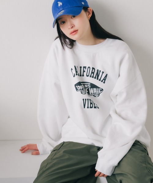 VANS(バンズ)の「ROOPTOKYO ループトーキョー 別注 VANS/バンズ M(AS)CA OTW C SWT スウェット プルオーバー(スウェット・メンズ・ブラック/ホワイト/グレー・S)」の15枚目の写真