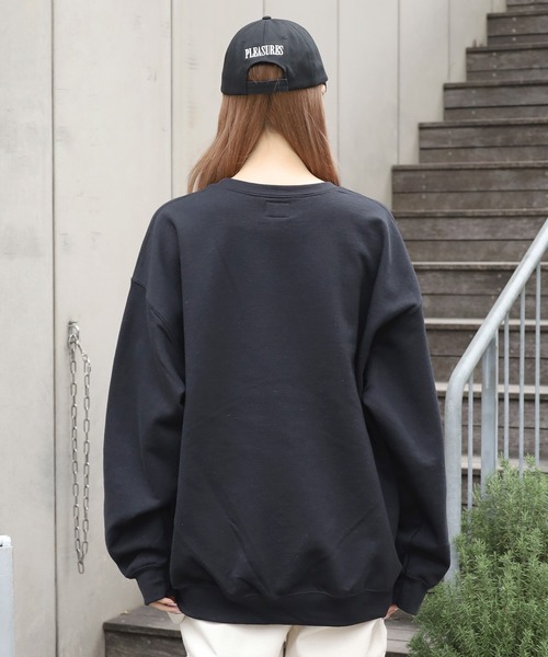 VANS(バンズ)の「ROOPTOKYO ループトーキョー 別注 VANS/バンズ M(AS)CA OTW C SWT スウェット プルオーバー(スウェット・メンズ・ブラック/ホワイト/グレー・S)」の5枚目の写真