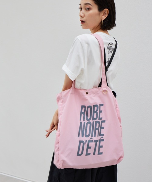 BARNYARDSTORM（バンヤードストーム）の「BARNYARDSTORM / ENJOY LIFE TOTE（トートバッグ・レディース・ブラック/ブルー/ゼブラ/イエロー/レッド/ピンク/グリーン/レオパード/ブラウン・FREE）」の7枚目の写真