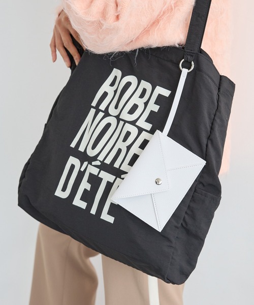 BARNYARDSTORM（バンヤードストーム）の「BARNYARDSTORM / ENJOY LIFE TOTE（トートバッグ・レディース・ブラック/ブルー/ゼブラ/イエロー/レッド/ピンク/グリーン/レオパード/ブラウン・FREE）」の2枚目の写真