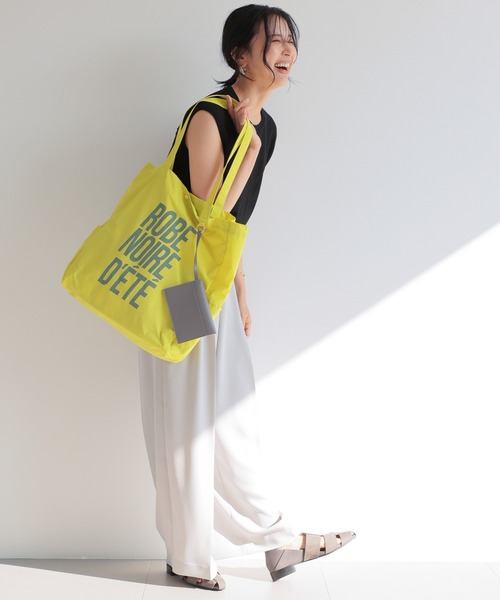 BARNYARDSTORM（バンヤードストーム）の「BARNYARDSTORM / ENJOY LIFE TOTE（トートバッグ・レディース・ブラック/ブルー/ゼブラ/イエロー/レッド/ピンク/グリーン/レオパード/ブラウン・FREE）」の13枚目の写真