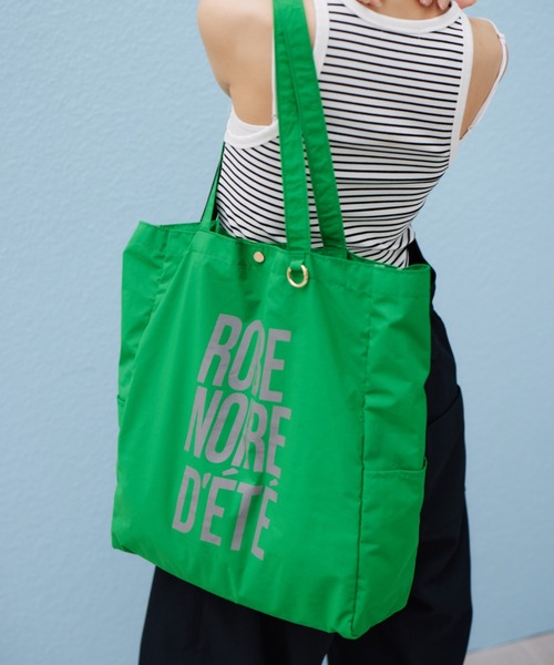 BARNYARDSTORM（バンヤードストーム）の「BARNYARDSTORM / ENJOY LIFE TOTE（トートバッグ・レディース・ブラック/ブルー/ゼブラ/イエロー/レッド/ピンク/グリーン/レオパード/ブラウン・FREE）」の18枚目の写真