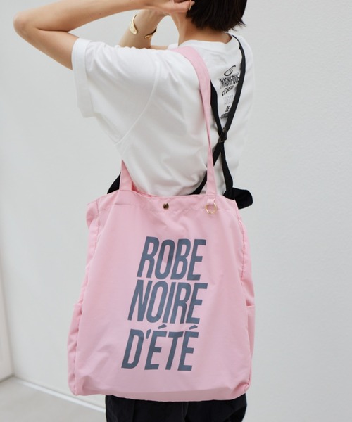 BARNYARDSTORM（バンヤードストーム）の「BARNYARDSTORM / ENJOY LIFE TOTE（トートバッグ・レディース・ブラック/ブルー/ゼブラ/イエロー/レッド/ピンク/グリーン/レオパード/ブラウン・FREE）」の21枚目の写真