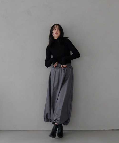 値下げ♦︎girlish♦︎ガーリッシュ　新品未使用　タグ付　バルーンジレ　完売　黒 値下げ♦︎girlish♦︎ガーリッシュ 新品未使用 タグ付