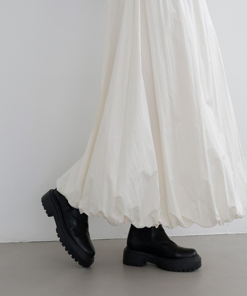 LIAN（リアン）の「バルーンロングスカート（スカート・レディース・チャコールグレー/ブラック/アイボリー・FREE）」の15枚目の写真