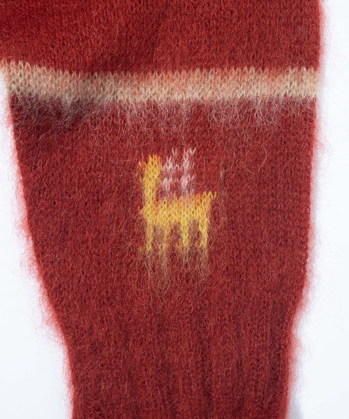 F/CE. （エフシーイー）の「F/CE. NORDIC MOHAIR CARDIGAN / エフシーイー ノルディック モヘア カーディガン（カーディガン/ボレロ・メンズ・レッド/グレー・SMALL）」の10枚目の写真