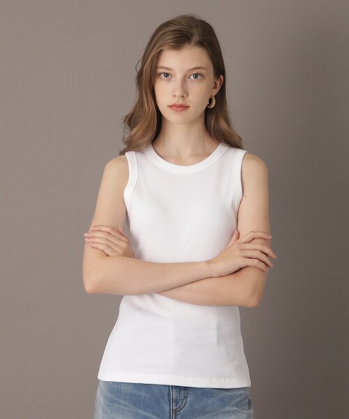 DRESSTERIOR（ドレステリア）の「アメスリリブタンク（タンクトップ・レディース・ブラック/ホワイト・36/38）」の5枚目の写真