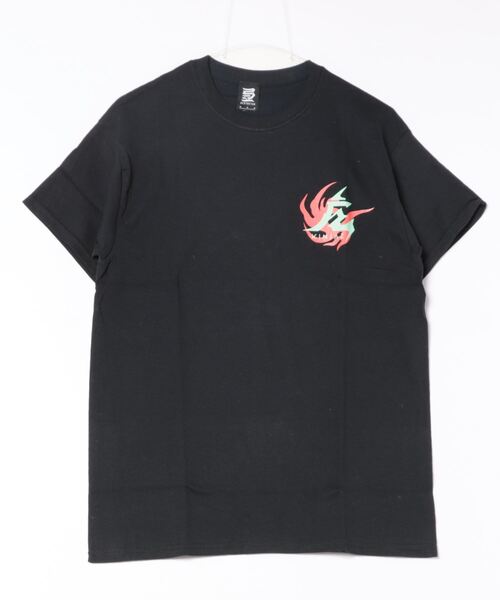 B.I.D.(ビーアイディー)の「《KINJAZ》Graphic T(Tシャツ/カットソー・メンズ・ブラック/ホワイト・LARGE/MEDIUM)」の1枚目の写真