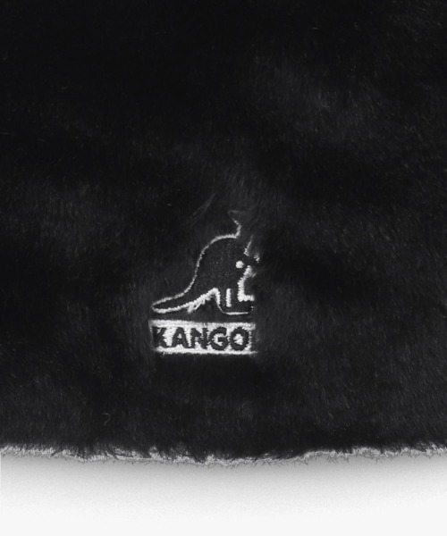 KANGOL（カンゴール）の「KANGOL FAUX FUR TOPPER / カンゴール（ハット・レディース・ブラック×ホワイト/ブラック・MEDIUM/X-LARGE/LARGE）」の7枚目の写真