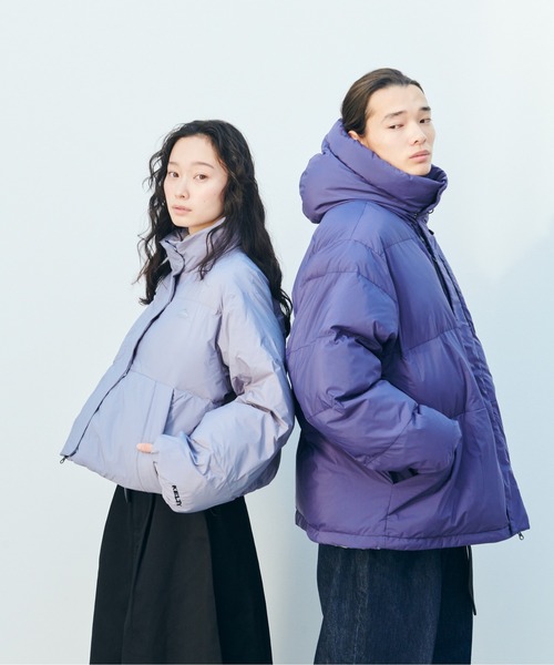 KELTY(ケルティ)の「インサレーション クロップドジャケット(撥水)(ダウンジャケット/コート・レディース・ブラック/ブルー/ベージュ/ネイビー/ネイビー系・FREE)」の14枚目の写真
