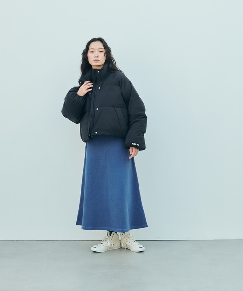セール】インサレーション クロップドジャケット（撥水）（ダウン