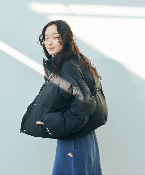 インサレーション クロップドジャケット（撥水）（ダウンジャケット