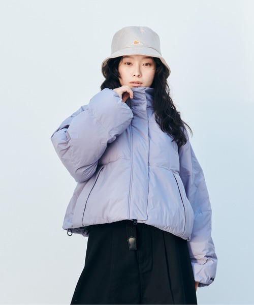KELTY(ケルティ)の「インサレーション クロップドジャケット(撥水)(ダウンジャケット/コート・レディース・ブラック/ブルー/ベージュ/ネイビー/ネイビー系・FREE)」の8枚目の写真