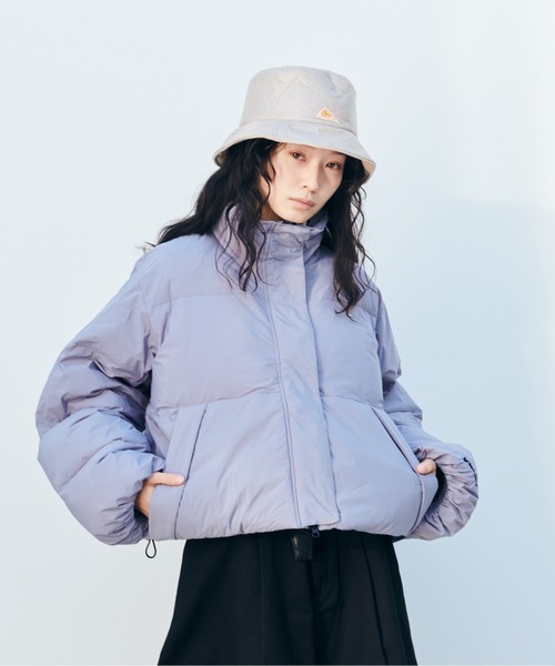 KELTY(ケルティ)の「インサレーション クロップドジャケット(撥水)(ダウンジャケット/コート・レディース・ブラック/ブルー/ベージュ/ネイビー/ネイビー系・FREE)」の10枚目の写真
