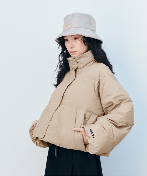 KELTY(ケルティ)の「インサレーション クロップドジャケット(撥水)(ダウンジャケット/コート・レディース・ブラック/ブルー/ベージュ/ネイビー/ネイビー系・FREE)」の19枚目の写真