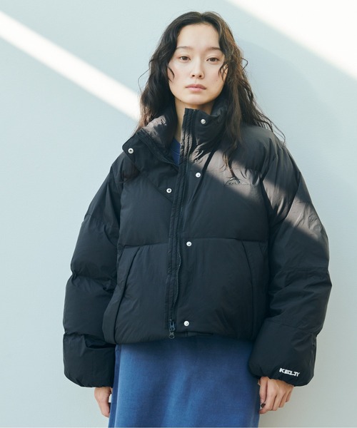 インサレーション クロップドジャケット（撥水）（ダウンジャケット