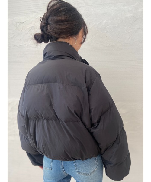 インサレーション クロップドジャケット（撥水）（ダウンジャケット