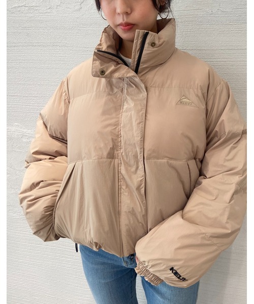 a2o アイボリー クロップドジャケット インサレーション クロップドジャケット（撥水）（ダウンジャケット