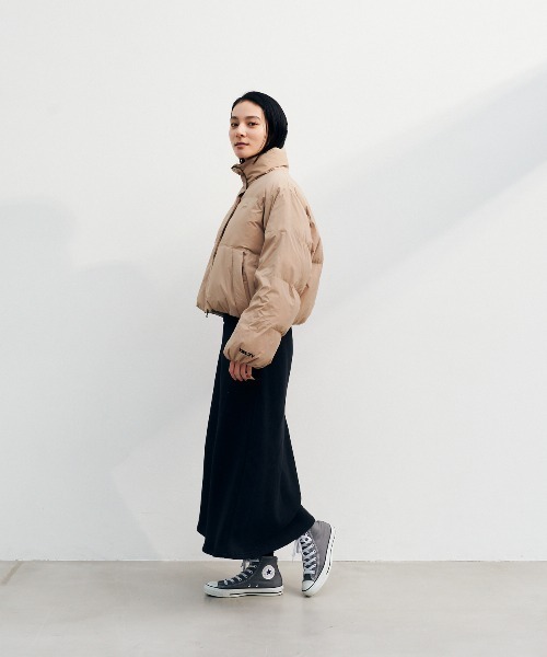 インサレーション クロップドジャケット（撥水）（ダウンジャケット