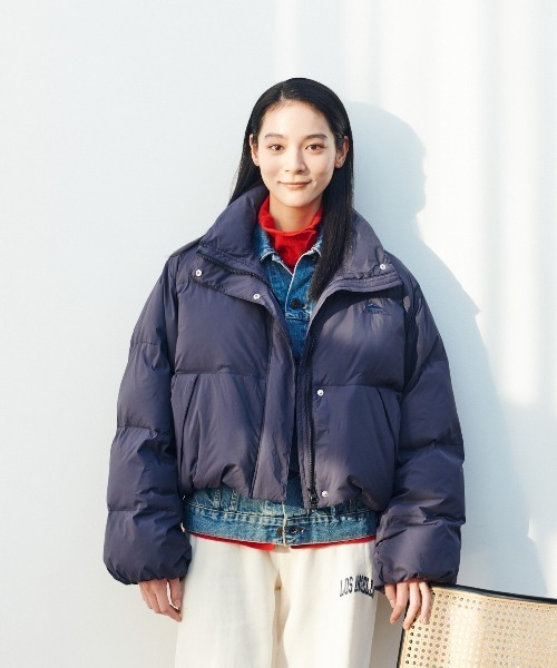 インサレーション クロップドジャケット（撥水）（ダウンジャケット